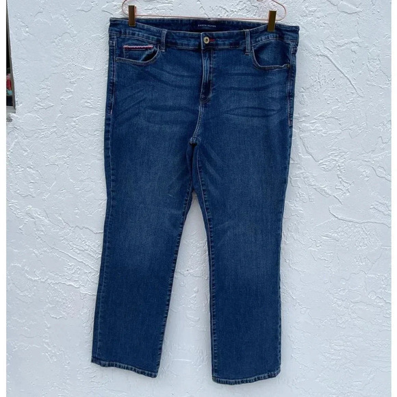 Tommy Hilfiger Mens Raleigh Straight Jeans Style Pants Denim Blue Sz 16 - Picture 1 of 10